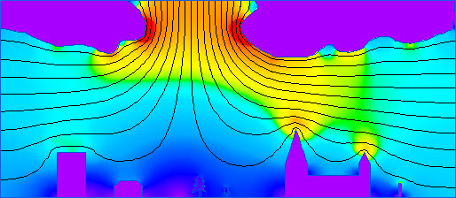 storm electric field strength