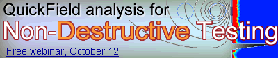 QuickField Analysis for Non-Destructive Evaluation simulations